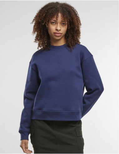 BUI-BY212-Ladies Oversized Crewneck Sweatshirt